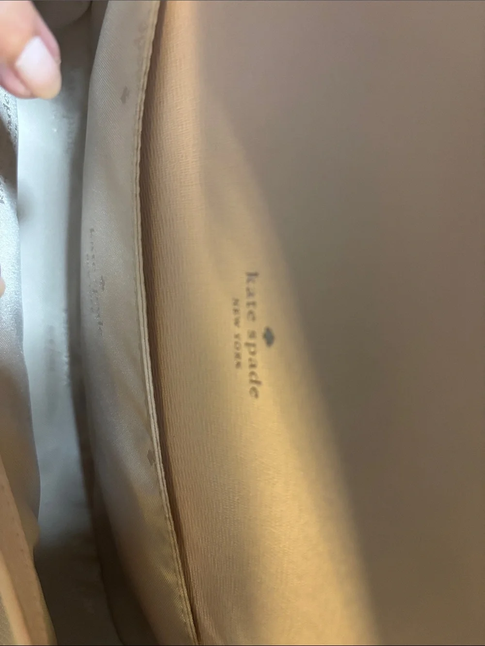kate spade Small Quinn Mini Crossbody Bag in Pale Pink with Pink Trim